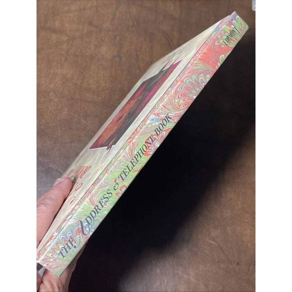 The Address and Telephone Book Names and Numbers at your Fingertips Floral 1990s